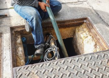 low-section-man-working-street